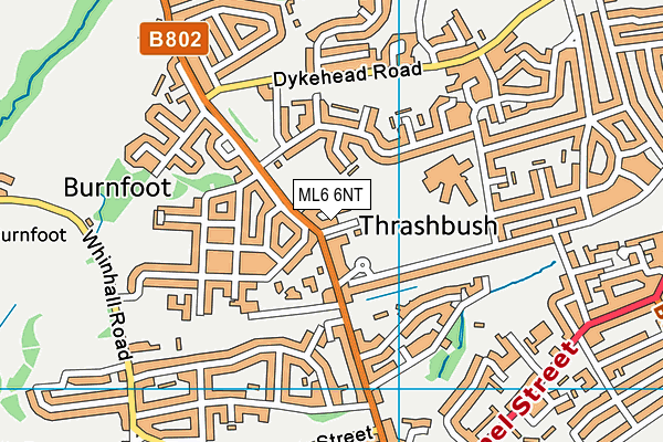 ML6 6NT map - OS VectorMap District (Ordnance Survey)