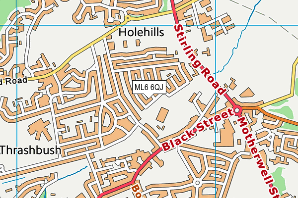 ML6 6QJ map - OS VectorMap District (Ordnance Survey)