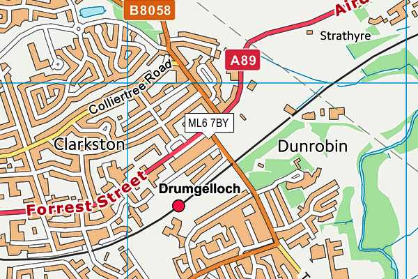 ML6 7BY map - OS VectorMap District (Ordnance Survey)