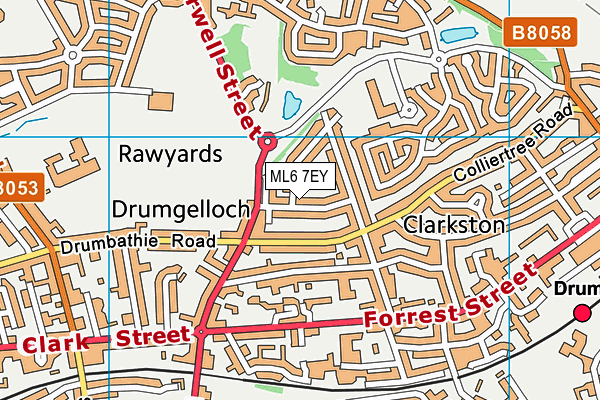 ML6 7EY map - OS VectorMap District (Ordnance Survey)