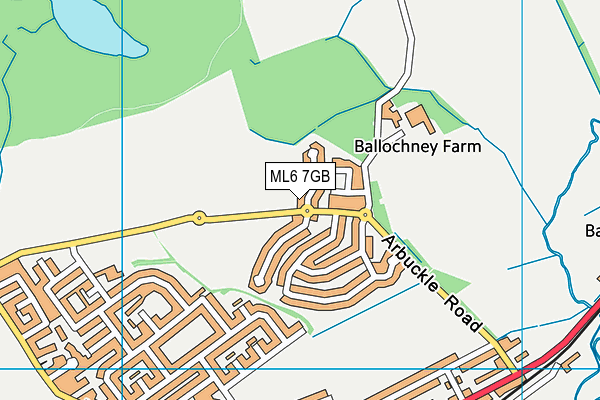 ML6 7GB map - OS VectorMap District (Ordnance Survey)