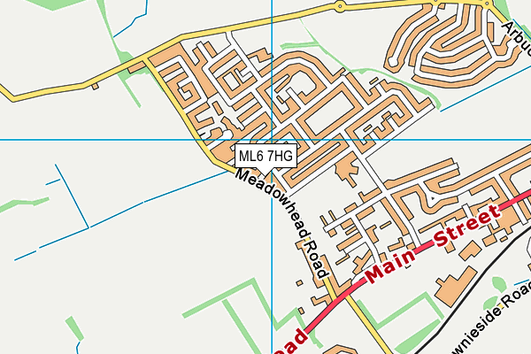 ML6 7HG map - OS VectorMap District (Ordnance Survey)