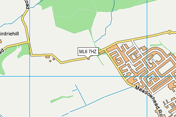 ML6 7HZ map - OS VectorMap District (Ordnance Survey)