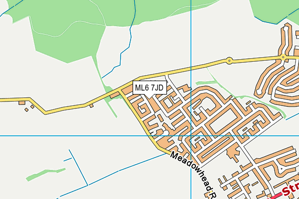 ML6 7JD map - OS VectorMap District (Ordnance Survey)