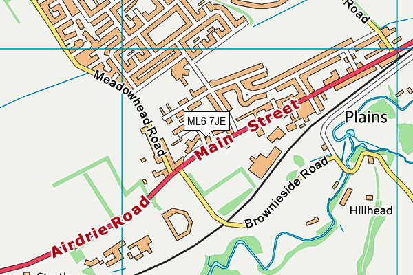 Map of PLAINS GARAGE (SCOTLAND) LIMITED at district scale
