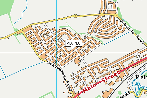 ML6 7LU map - OS VectorMap District (Ordnance Survey)
