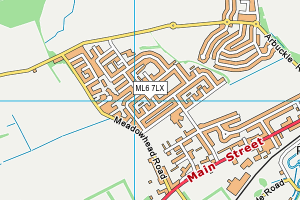 ML6 7LX map - OS VectorMap District (Ordnance Survey)