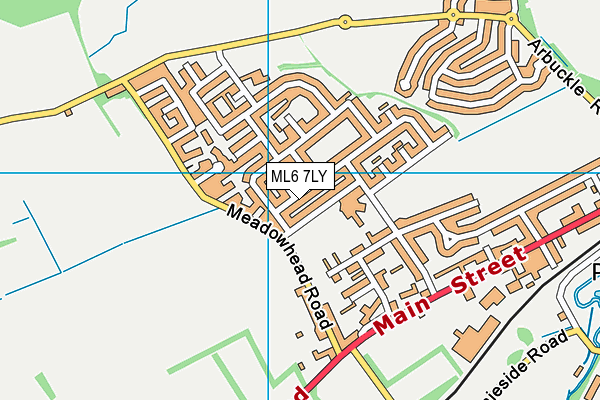 ML6 7LY map - OS VectorMap District (Ordnance Survey)