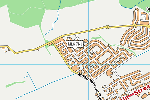 ML6 7NJ map - OS VectorMap District (Ordnance Survey)