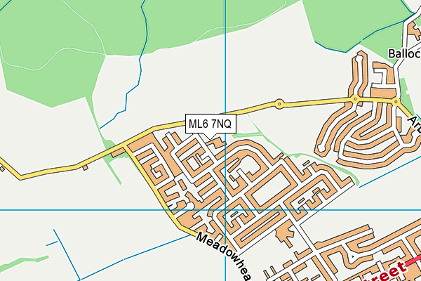 ML6 7NQ map - OS VectorMap District (Ordnance Survey)