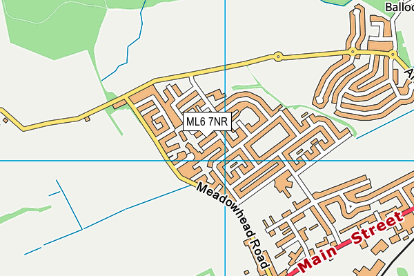 ML6 7NR map - OS VectorMap District (Ordnance Survey)