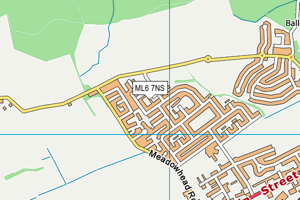 ML6 7NS map - OS VectorMap District (Ordnance Survey)