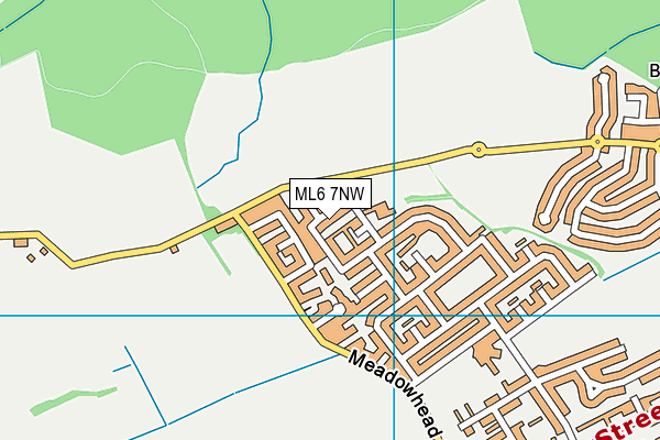 ML6 7NW map - OS VectorMap District (Ordnance Survey)