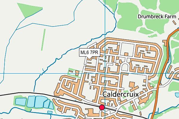 ML6 7PR map - OS VectorMap District (Ordnance Survey)