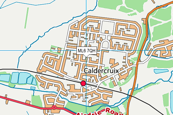 ML6 7QH map - OS VectorMap District (Ordnance Survey)