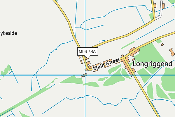 ML6 7SA map - OS VectorMap District (Ordnance Survey)