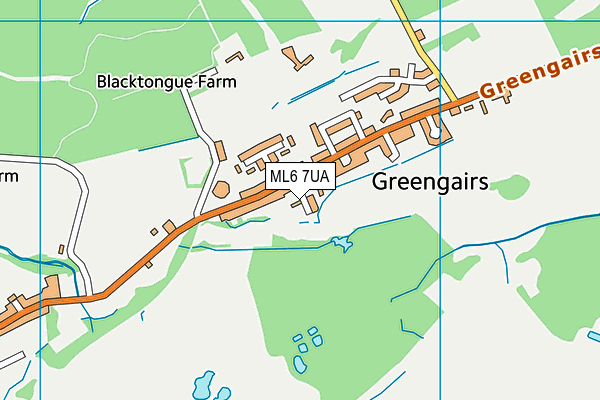 ML6 7UA map - OS VectorMap District (Ordnance Survey)