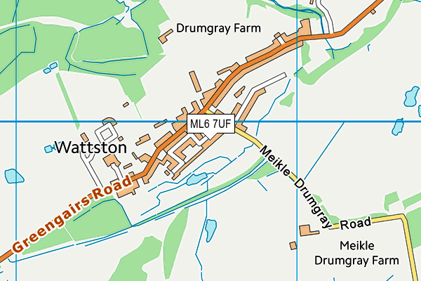 ML6 7UF map - OS VectorMap District (Ordnance Survey)