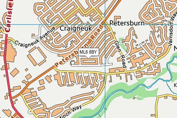 ML6 8BY map - OS VectorMap District (Ordnance Survey)