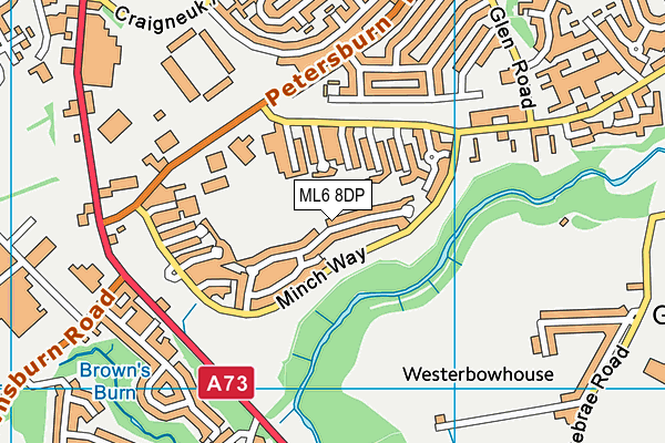 ML6 8DP map - OS VectorMap District (Ordnance Survey)