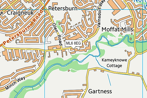 ML6 8EG map - OS VectorMap District (Ordnance Survey)