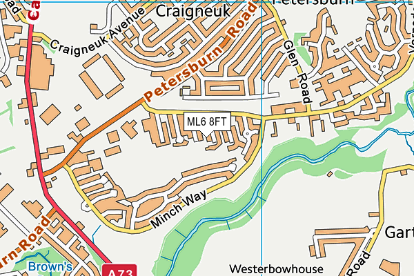 ML6 8FT map - OS VectorMap District (Ordnance Survey)