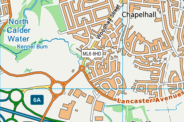 ML6 8HD map - OS VectorMap District (Ordnance Survey)