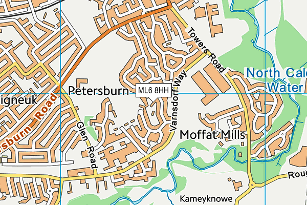 ML6 8HH map - OS VectorMap District (Ordnance Survey)