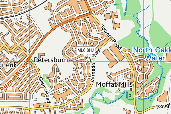 ML6 8HJ map - OS VectorMap District (Ordnance Survey)