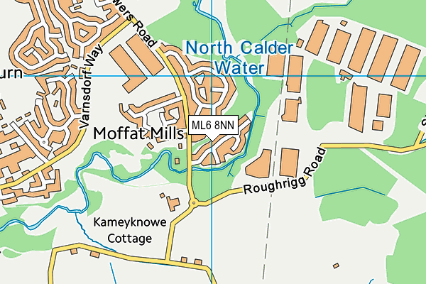 ML6 8NN map - OS VectorMap District (Ordnance Survey)