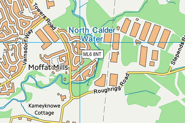 ML6 8NT map - OS VectorMap District (Ordnance Survey)