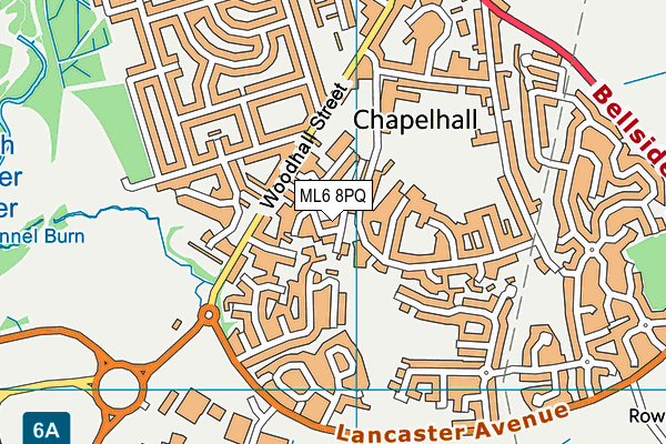 ML6 8PQ map - OS VectorMap District (Ordnance Survey)