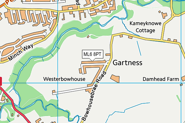 ML6 8PT map - OS VectorMap District (Ordnance Survey)