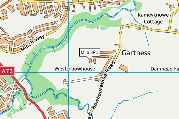 ML6 8PU map - OS VectorMap District (Ordnance Survey)