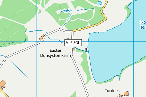 ML6 8QL map - OS VectorMap District (Ordnance Survey)