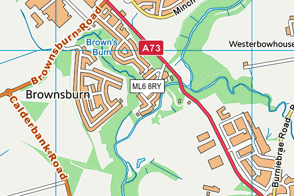 ML6 8RY map - OS VectorMap District (Ordnance Survey)