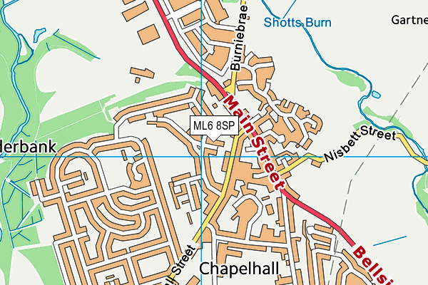 ML6 8SP map - OS VectorMap District (Ordnance Survey)