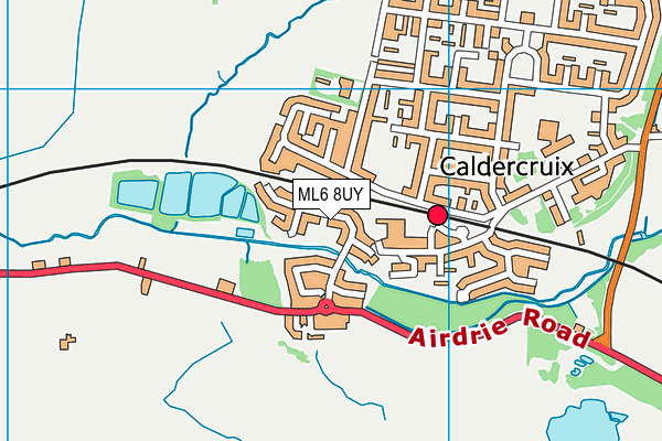 ML6 8UY map - OS VectorMap District (Ordnance Survey)