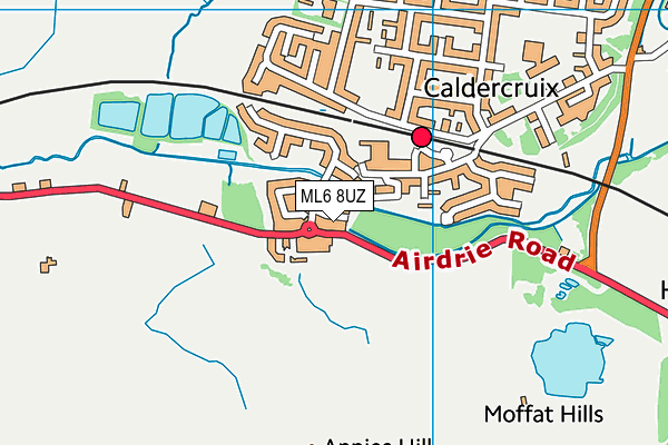 ML6 8UZ map - OS VectorMap District (Ordnance Survey)