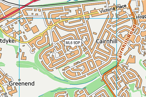 ML6 9DP map - OS VectorMap District (Ordnance Survey)