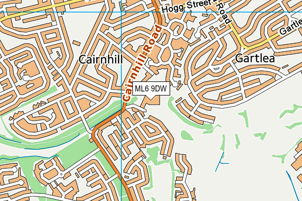 ML6 9DW map - OS VectorMap District (Ordnance Survey)