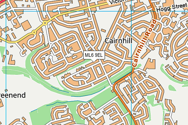 ML6 9EL map - OS VectorMap District (Ordnance Survey)