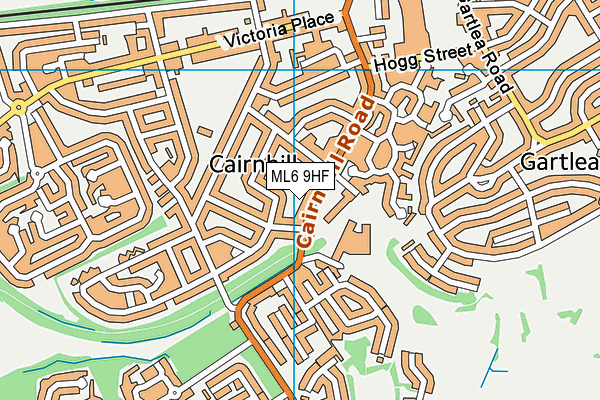 ML6 9HF map - OS VectorMap District (Ordnance Survey)