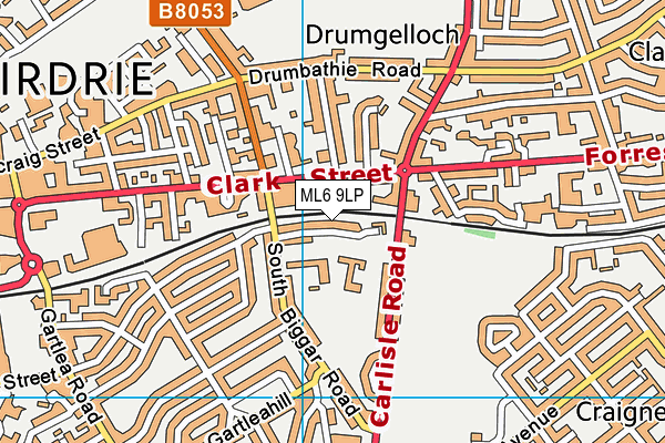 ML6 9LP map - OS VectorMap District (Ordnance Survey)