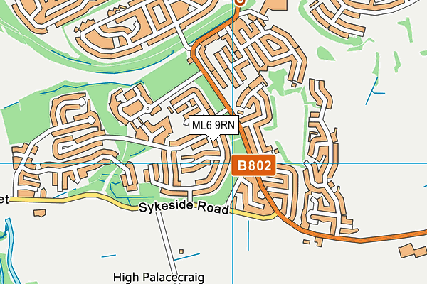 ML6 9RN map - OS VectorMap District (Ordnance Survey)