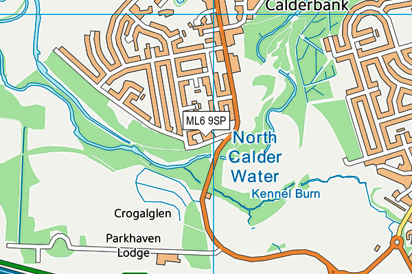 ML6 9SP map - OS VectorMap District (Ordnance Survey)