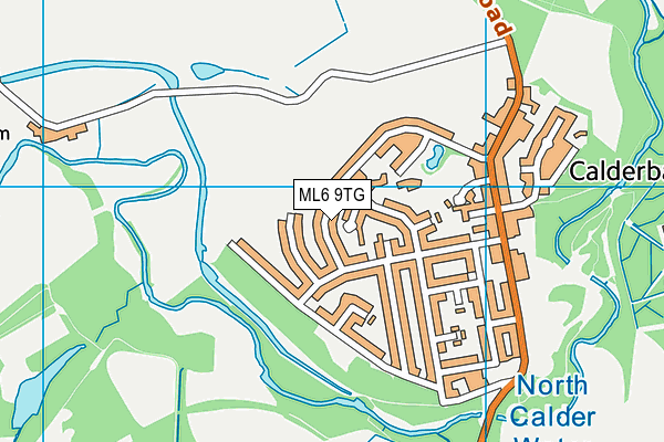 ML6 9TG map - OS VectorMap District (Ordnance Survey)