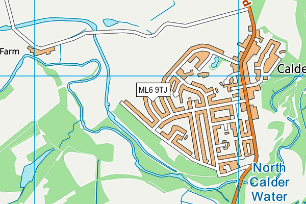 ML6 9TJ map - OS VectorMap District (Ordnance Survey)