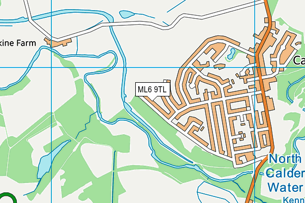 ML6 9TL map - OS VectorMap District (Ordnance Survey)