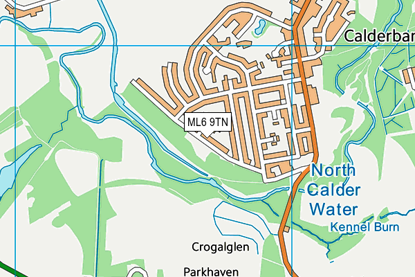 ML6 9TN map - OS VectorMap District (Ordnance Survey)